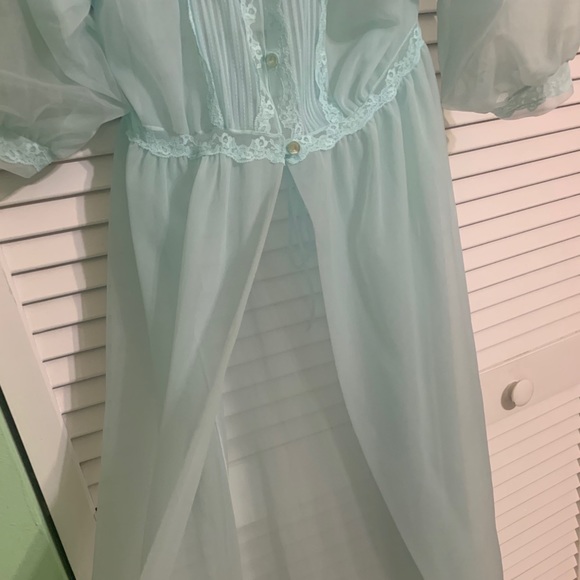 VINTAGE sheer coquette lingerie nightie - Picture 5 of 9